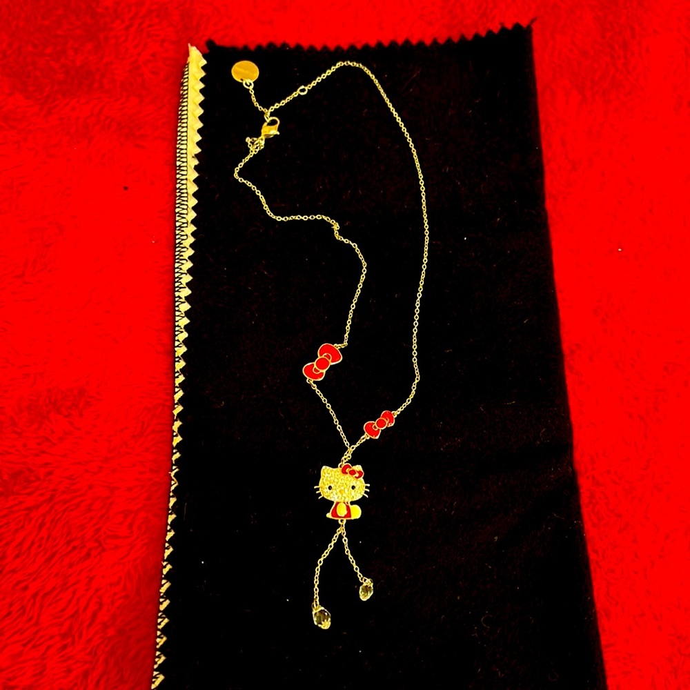 Hello Kitty Swarovski Necklace
